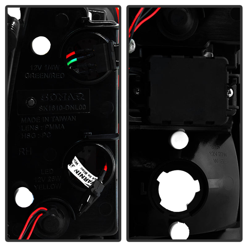 Spyder Chevy Suburban/Tahoe 1500/2500 00-06 LED Tail Lights Red Clear ALT-YD-CD00-LED-RC SPYDER