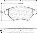 StopTech Premium Ceramic Front Brake Pads - 308.06000