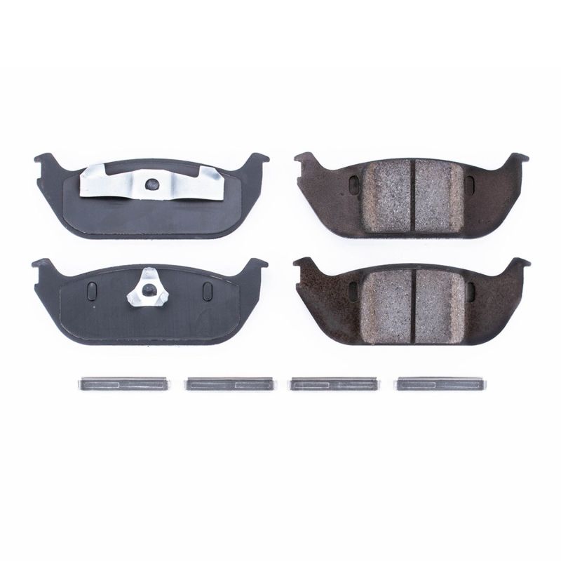 Power Stop 03-05 Lincoln Aviator Rear Z17 Evolution Ceramic Brake Pads w/Hardware PowerStop