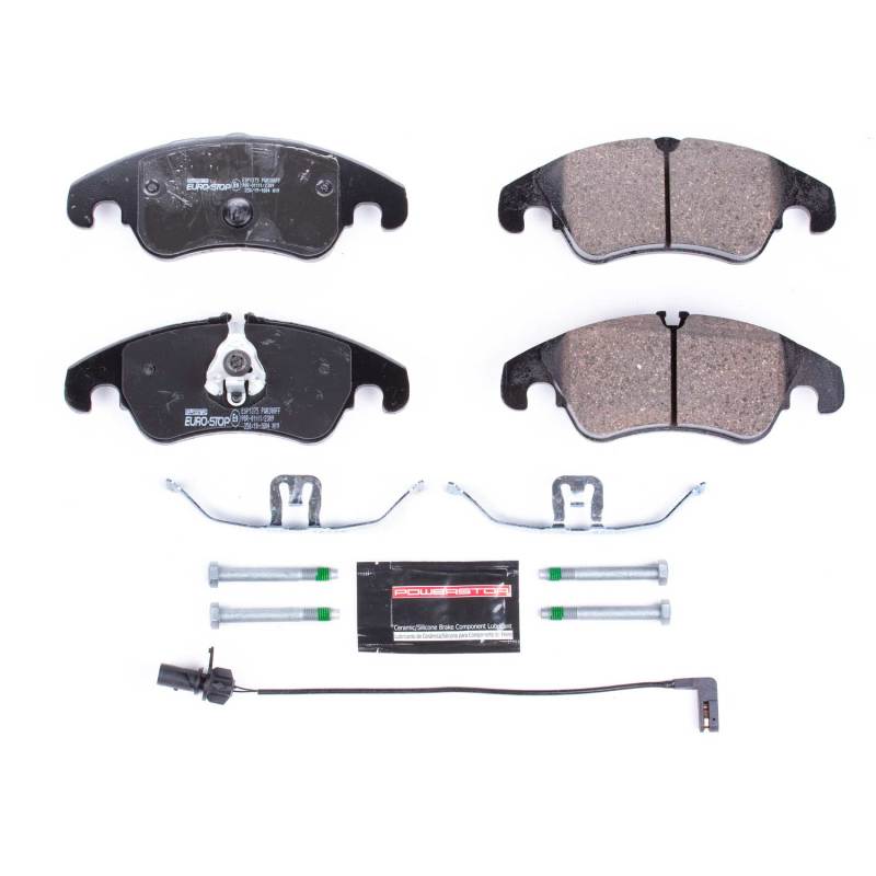 Power Stop 13-16 Audi allroad Euro-Stop ECE-R90 Front Brake Pads PowerStop