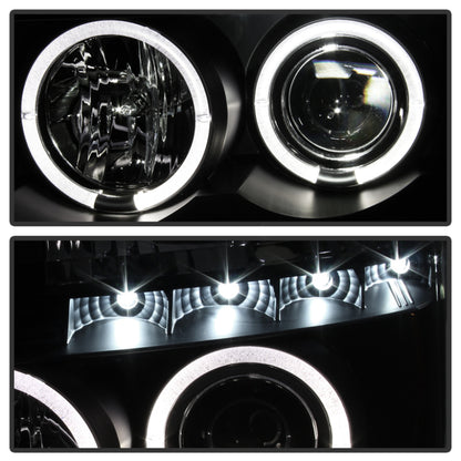 Spyder Nissan Titan 04-14/Armada 04-07 Projector Headlights LED Halo LED Blk PRO-YD-NTI04-HL-BK SPYDER