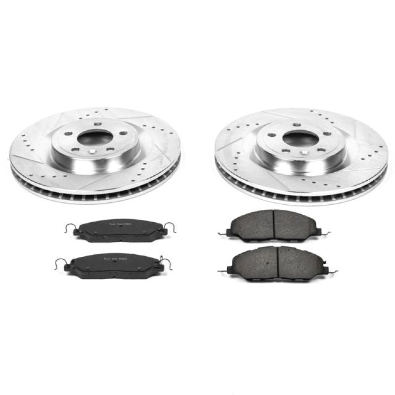 Power Stop 11-14 Ford Mustang Front Z23 Evolution Sport Brake Kit PowerStop