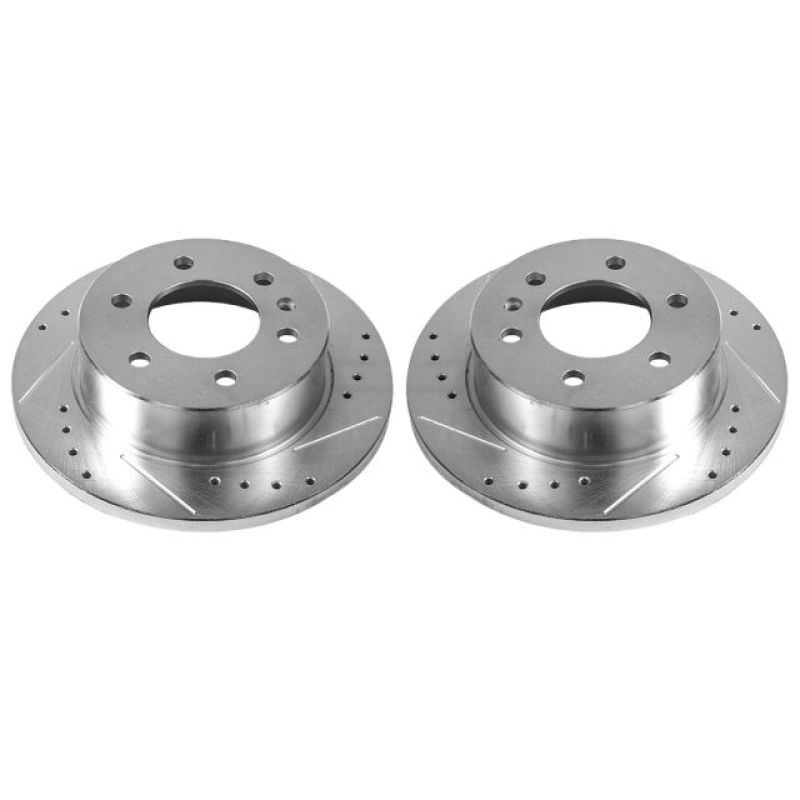 Power Stop 07-09 Dodge Sprinter 2500 Rear Evolution Drilled & Slotted Rotors - Pair PowerStop