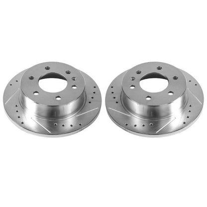 Power Stop 07-09 Dodge Sprinter 2500 Rear Evolution Drilled & Slotted Rotors - Pair PowerStop
