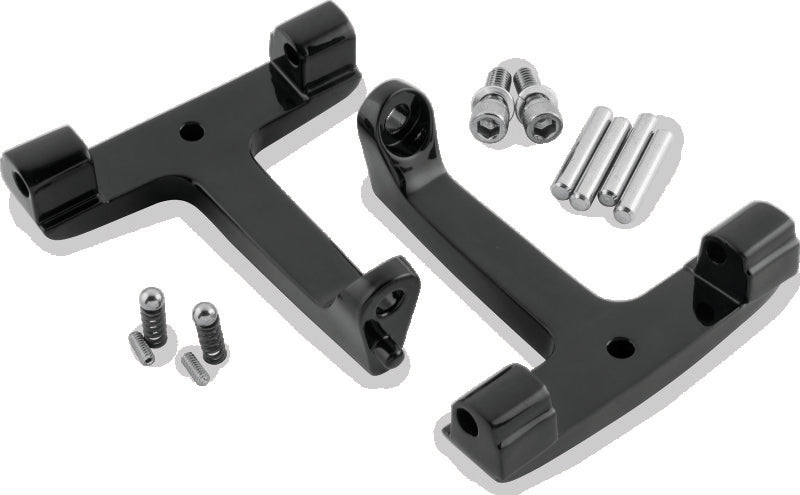 Bikers Choice 93-20 FLH FLT Black Pasanger Floorboard Bracket Replaces H-D 53070-00A