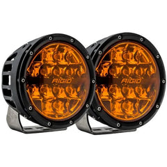 Rigid Industries 360-Series 6 Inch Spot with Amber PRO Lens Pair - 36210