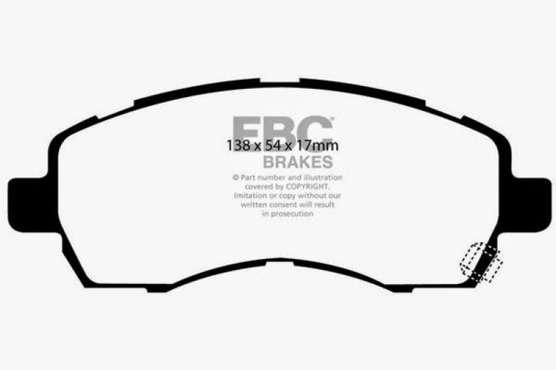 EBC GreenStuff Front Brake Pads - DP21138 EBC