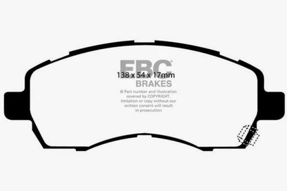 EBC Ultimax2 Front Brake Pads - UD722 EBC