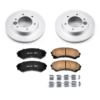 Power Stop 2002 Honda Passport Front Z17 Evolution Geomet Coated Brake Kit PowerStop