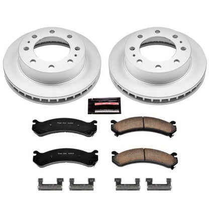 Power Stop 00-05 Cadillac DeVille Front Z17 Evolution Geomet Coated Brake Kit PowerStop
