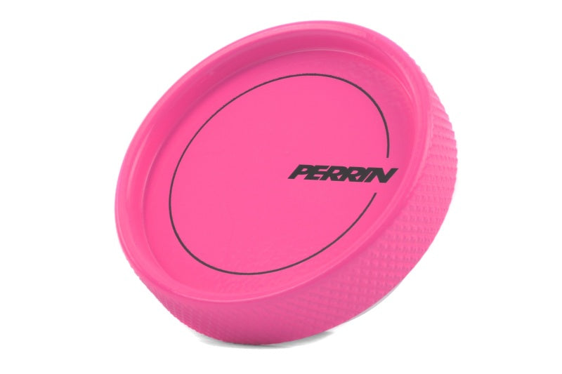 Perrin 02-21 Subaru WRX / 2022 BRZ & GR86 / 04-21 STI / 00-18 Forester XT Oil Fill Cap - Hyper Pink Perrin Performance