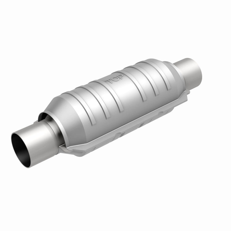 MagnaFlow Catalytic Converter 2 in Inlet 2 in Outlet 11 in Length SS Magnaflow