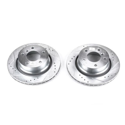 Power Stop 03-08 BMW Z4 Rear Evolution Drilled & Slotted Rotors - Pair PowerStop