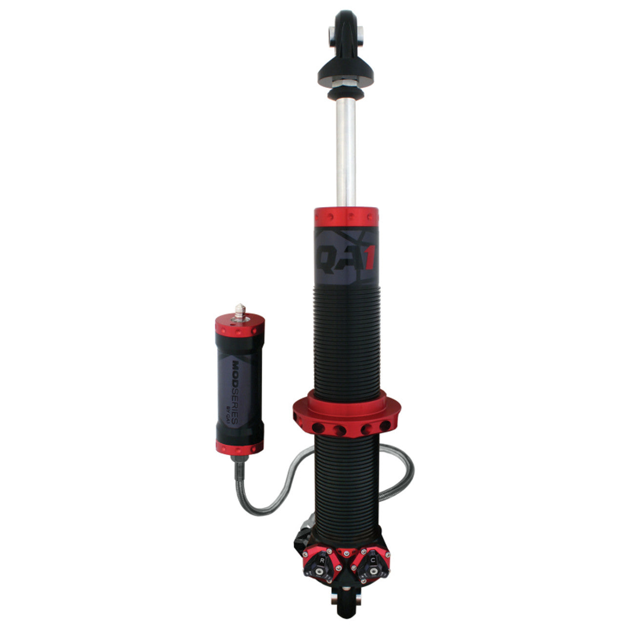 QA1 MOD Series Coil-Over Shock Absorber - Remote - Left Hand - Bearing Mount - 9.625in/14.5in