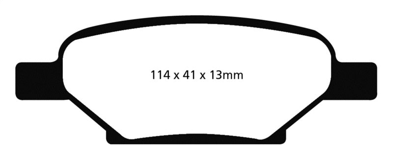 EBC RedStuff Rear Brake Pads - DP31704C EBC