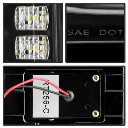 Spyder 21-23 Ford Bronco (w/ Factory Halogen) LED Tail Lights (ALT-YD-FB21-HAL-BK) SPYDER