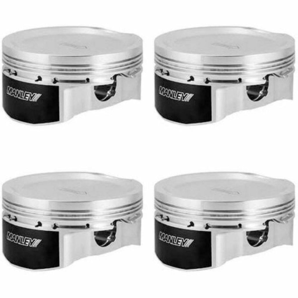 MANLEY Performance 612202C-4 Subaru Dish Platinum Series Piston Set with Rings