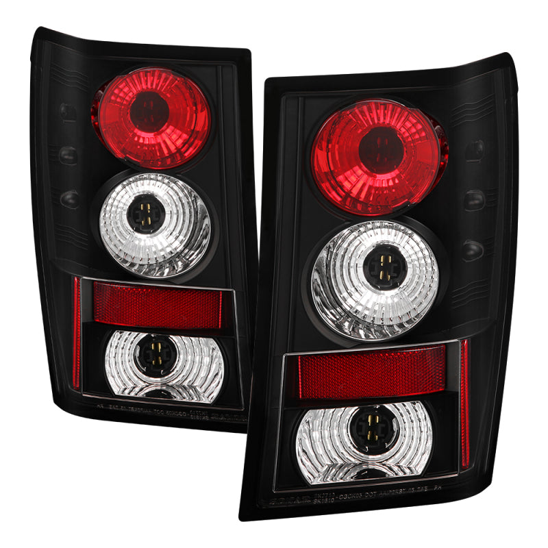 Spyder Jeep Grand Cherokee 05-06 Euro Style Tail Lights Black ALT-YD-JGC05-BK SPYDER