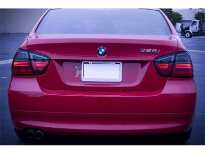 Spyder BMW E90 3-Series 06-08 4Dr LED Tail Lights Red Smoke ALT-YD-BE9006-LED-RS SPYDER
