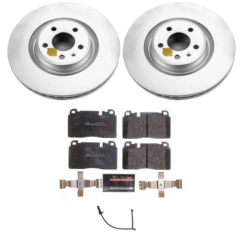 Power Stop 17-18 Audi A6 Front Euro-Stop Brake Kit PowerStop
