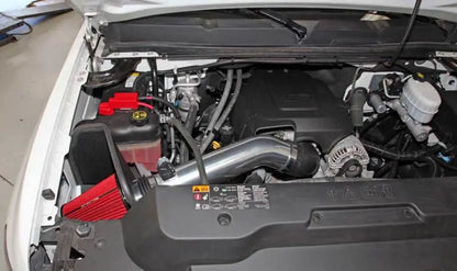 Spectre 11-13 GM 2500HD/3500HD V8-6.0L F/I Air Intake Kit - Polished w/Red Filter Spectre