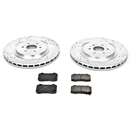 Power Stop 04-07 Cadillac CTS Rear Z23 Evolution Sport Brake Kit PowerStop