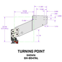 Load image into Gallery viewer, Gen-Y Executive Torsion-Flex SnapLatchTurning Point Fifth Wheel to Gooseneck 2 5/16″ Coupler 3.5K pin weight - GH-8047AL