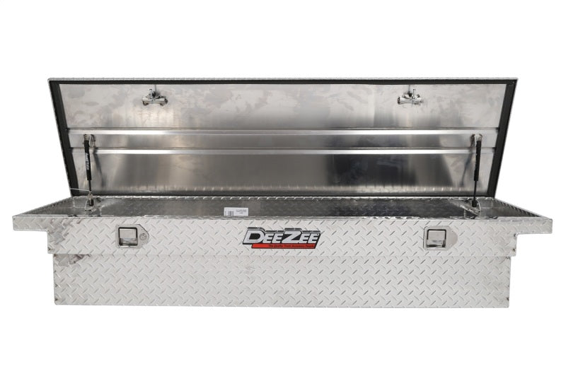 Deezee Universal Tool Box - Red Crossover - Single Lid BT Alum