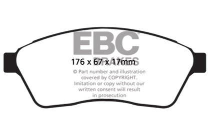 EBC RedStuff Front Brake Pads - DP31859C EBC