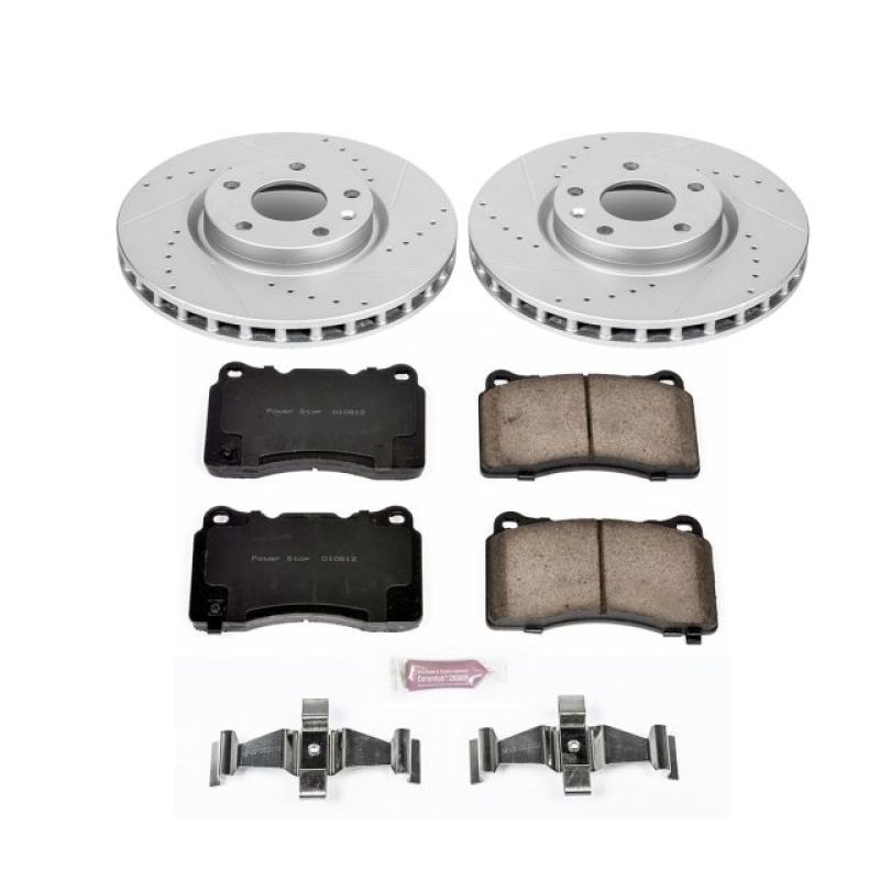 Power Stop 2014 Chevrolet Corvette Front Z23 Evolution Sport Brake Kit PowerStop