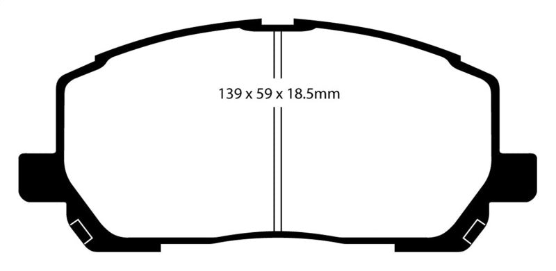EBC GreenStuff Front Brake Pads - DP61634 EBC