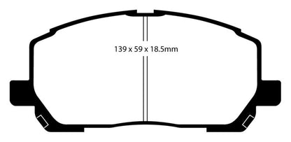 EBC GreenStuff Front Brake Pads - DP61634 EBC