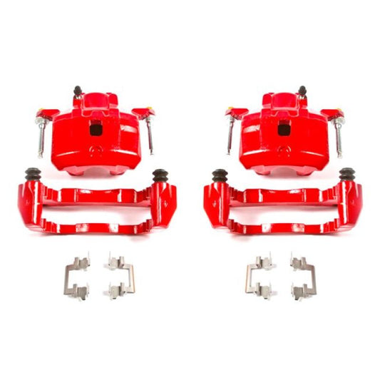 Power Stop 01-05 Chrysler Sebring Front Red Calipers w/Brackets - Pair PowerStop