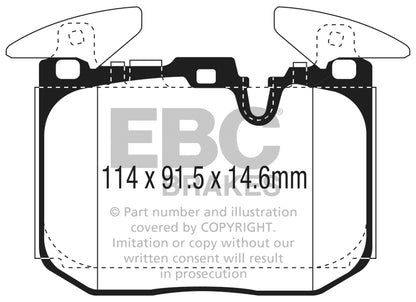 EBC YellowStuff Front Brake Pads - DP42303R EBC