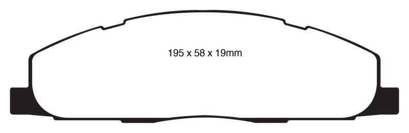 EBC Ultimax2 Rear Brake Pads - UD1400 EBC