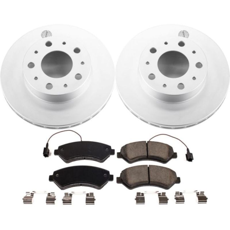 Power Stop 14-19 Ram ProMaster 1500 Front Z17 Evolution Geomet Coated Brake Kit PowerStop