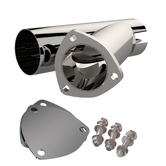 QTP 3.00 Inch Stainless Steel Exhaust Cutout (Universal) - 10300 QTP