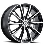 Konig Impression 16x7.5 5x114.3 ET40 Gloss Black w/ Machined Face