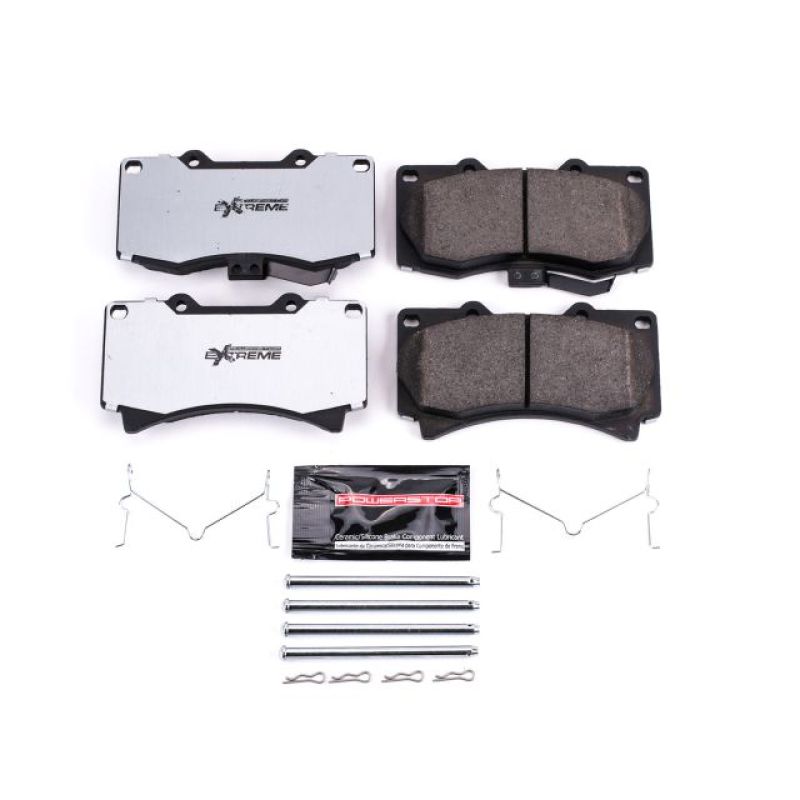 Power Stop 06-10 Hummer H3 Front Z36 Truck & Tow Brake Pads w/Hardware PowerStop