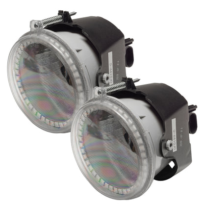 Oracle Lighting 06-10 Jeep Commander Pre-Assembled LED Halo Headlights -Green SEE WARRANTY