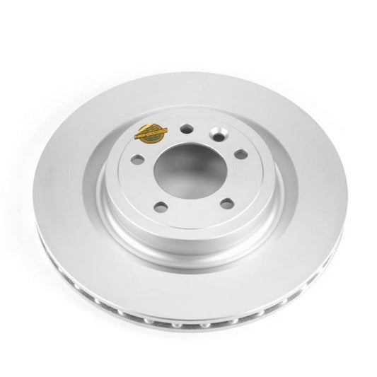 Power Stop 2017 Land Rover Discovery Rear Evolution High Carbon Geomet Coated Rotor PowerStop