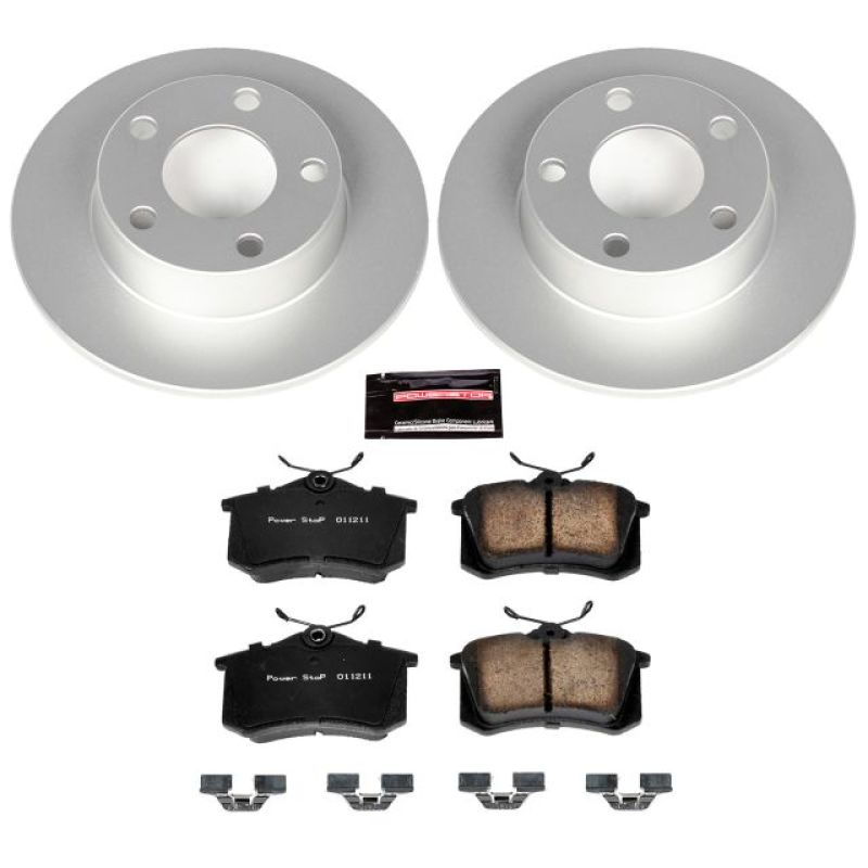 Power Stop 99-04 Audi A6 Quattro Rear Z23 Evolution Sport Coated Brake Kit PowerStop