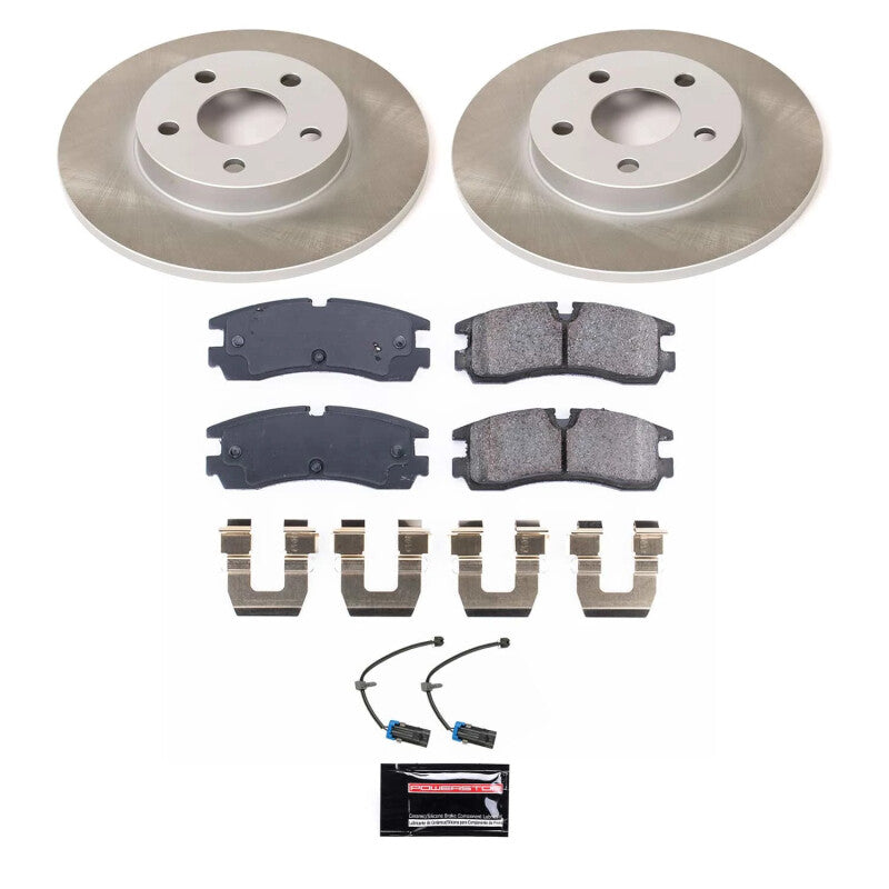 Power Stop 98-02 Cadillac Seville Rear Semi-Coated Rotor Kit PowerStop