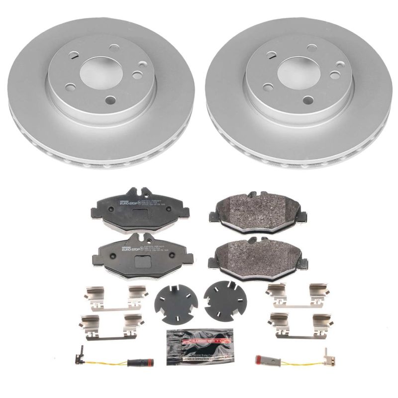 Power Stop 03-05 Mercedes-Benz E320 Front Euro-Stop Brake Kit PowerStop