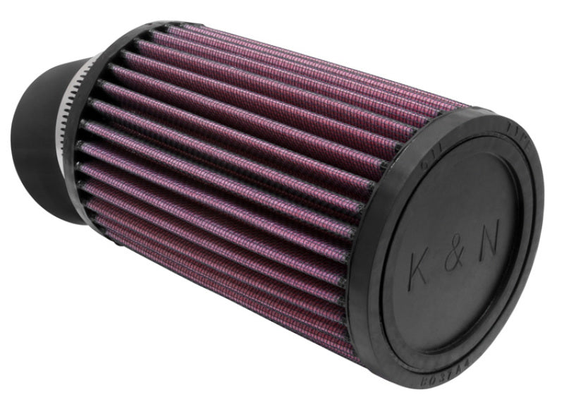 K&N Filter Universal Rubber Filter 2 7/16 inch 20 Degree Flange 3 3/4 inch OD 6 inch Height K&N Engineering