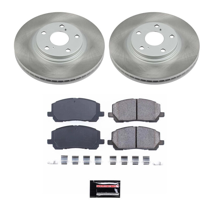 Power Stop 01-07 Toyota Highlander Front Semi-Coated Rotor Kit PowerStop