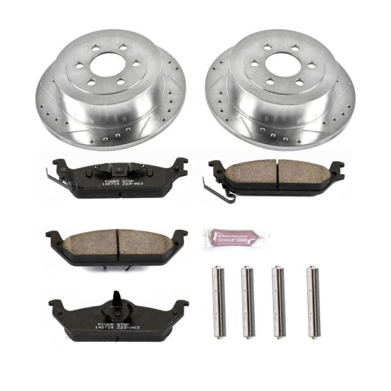 Power Stop 03-04 Dodge Dakota Rear Z23 Evolution Sport Brake Kit PowerStop
