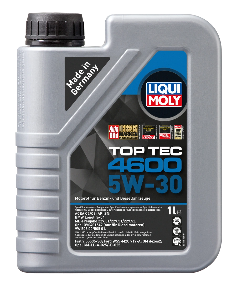 LIQUI MOLY 20L Top Tec 4600 Motor Oil 5W-30 LIQUI MOLY