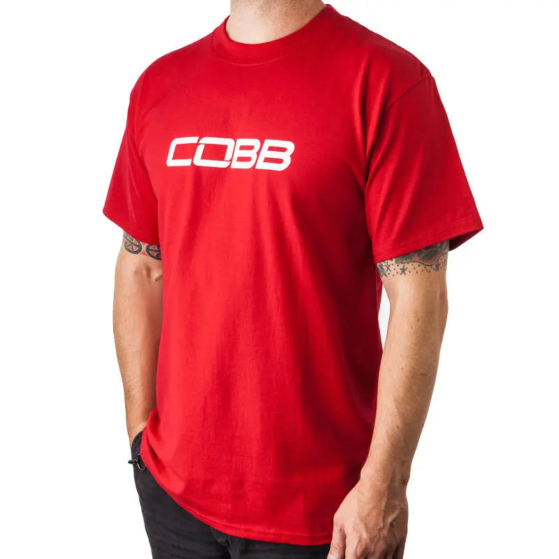 COBB Tuning Logo Mens T-Shirt (Red) - XX-Large CO-REDCOBB-XXL COBB