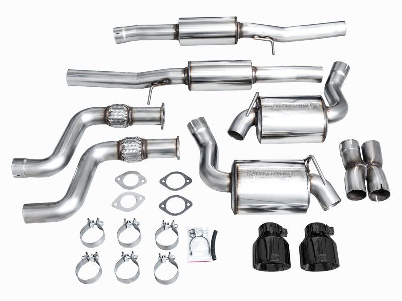 AWE 2023 Nissan Z RZ34 RWD Touring Edition Catback Exhaust System w/ Diamond Black Tips AWE Tuning
